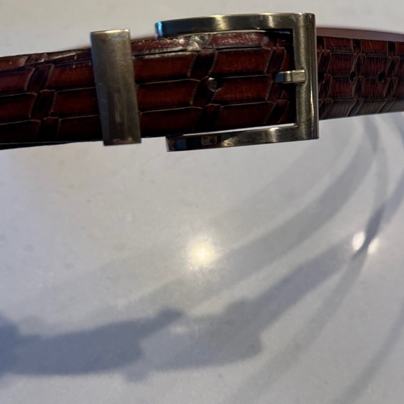 Martin Dingman Woven treccia calf Leather Beltsilver Buckle very nice belt.